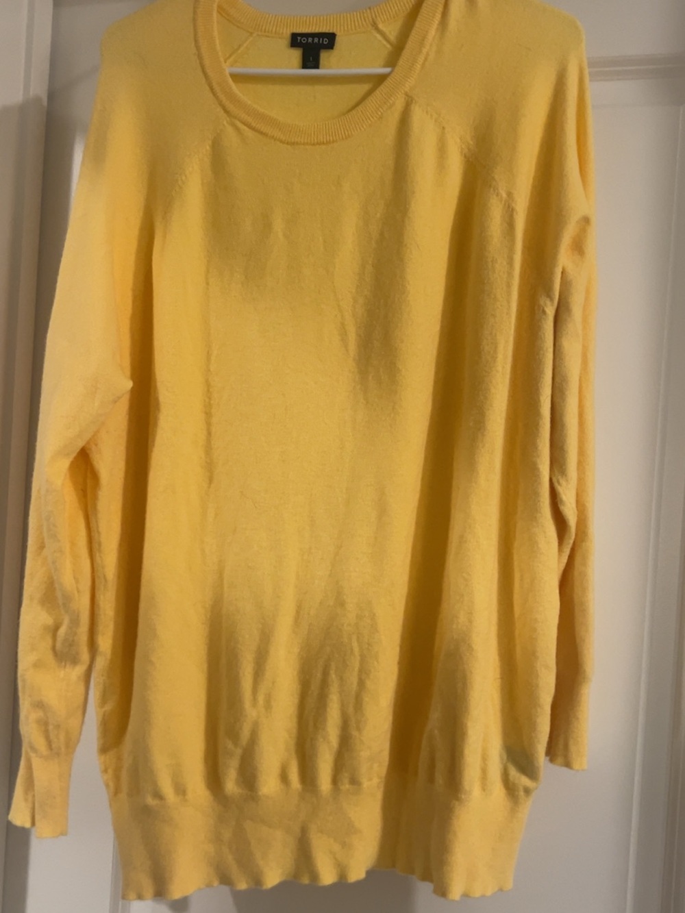 torrid Bright Yellow Crewneck Sweater